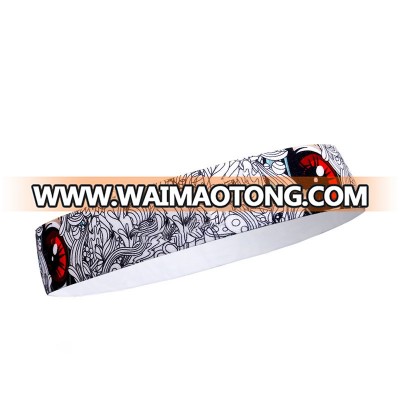 Pro Sublimation Printing Sportds Headband Athletic Sweat Absorb Elastic Headband