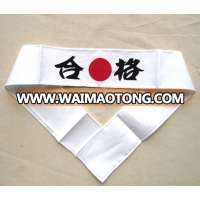 Customized logo 100% cotton bandana for head Japanese style head tie